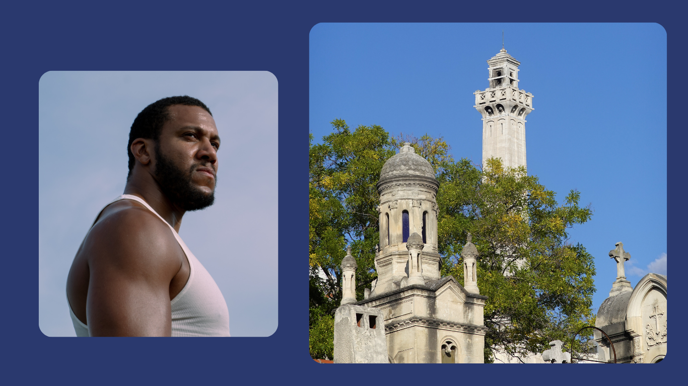 Le héros du film K.O. et le cimetière Saint-Pierre à Marseille. 