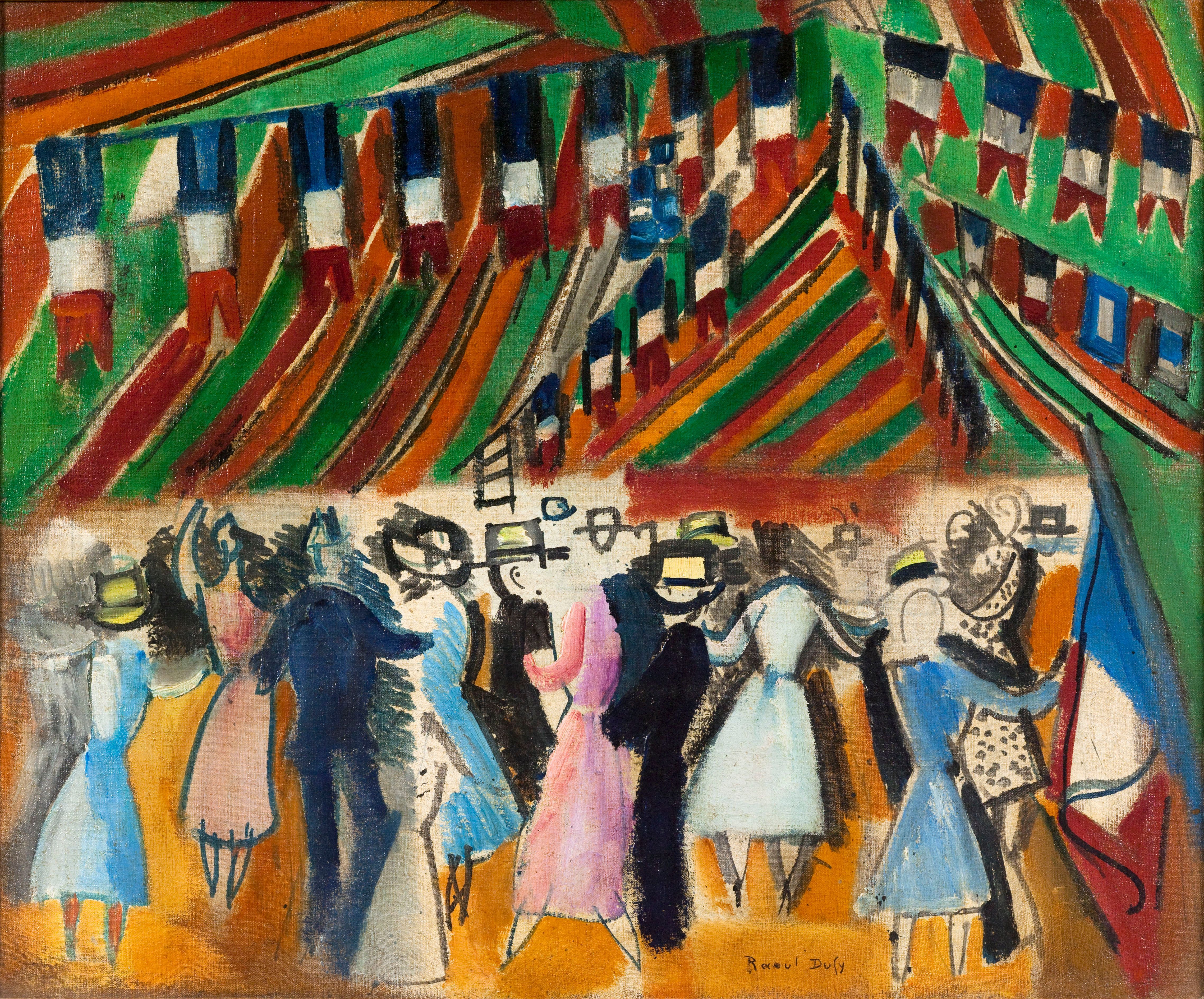 Raoul Dufy, Le 14 juillet vers 1912 - CC0 Paris Musées / Musée d' Art moderne de Paris.