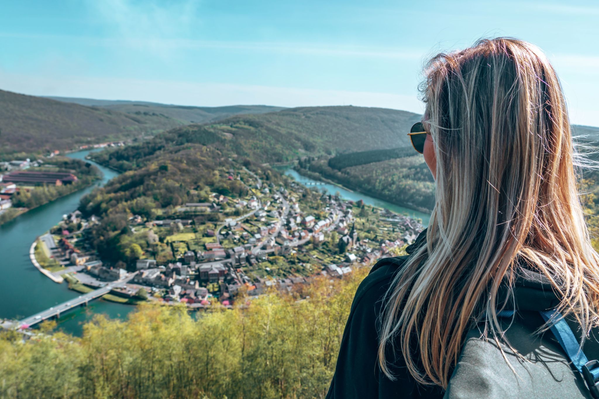 The famous loop of the Meuse