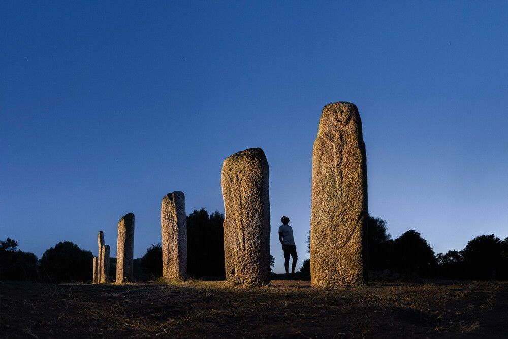 Megalitos de Cauria, en Corcega.