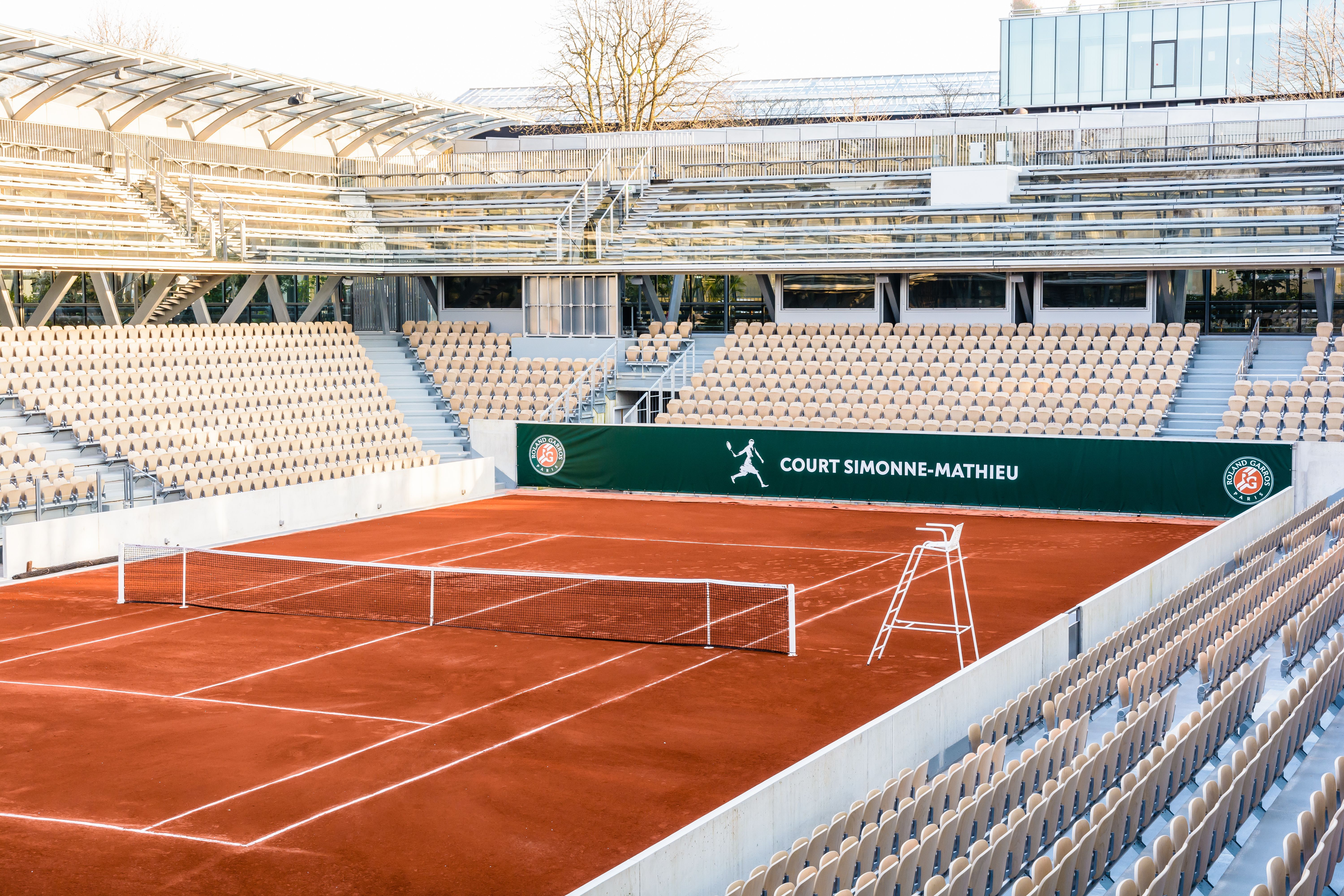 The Simonne Mathieu, Roland Garros stadium