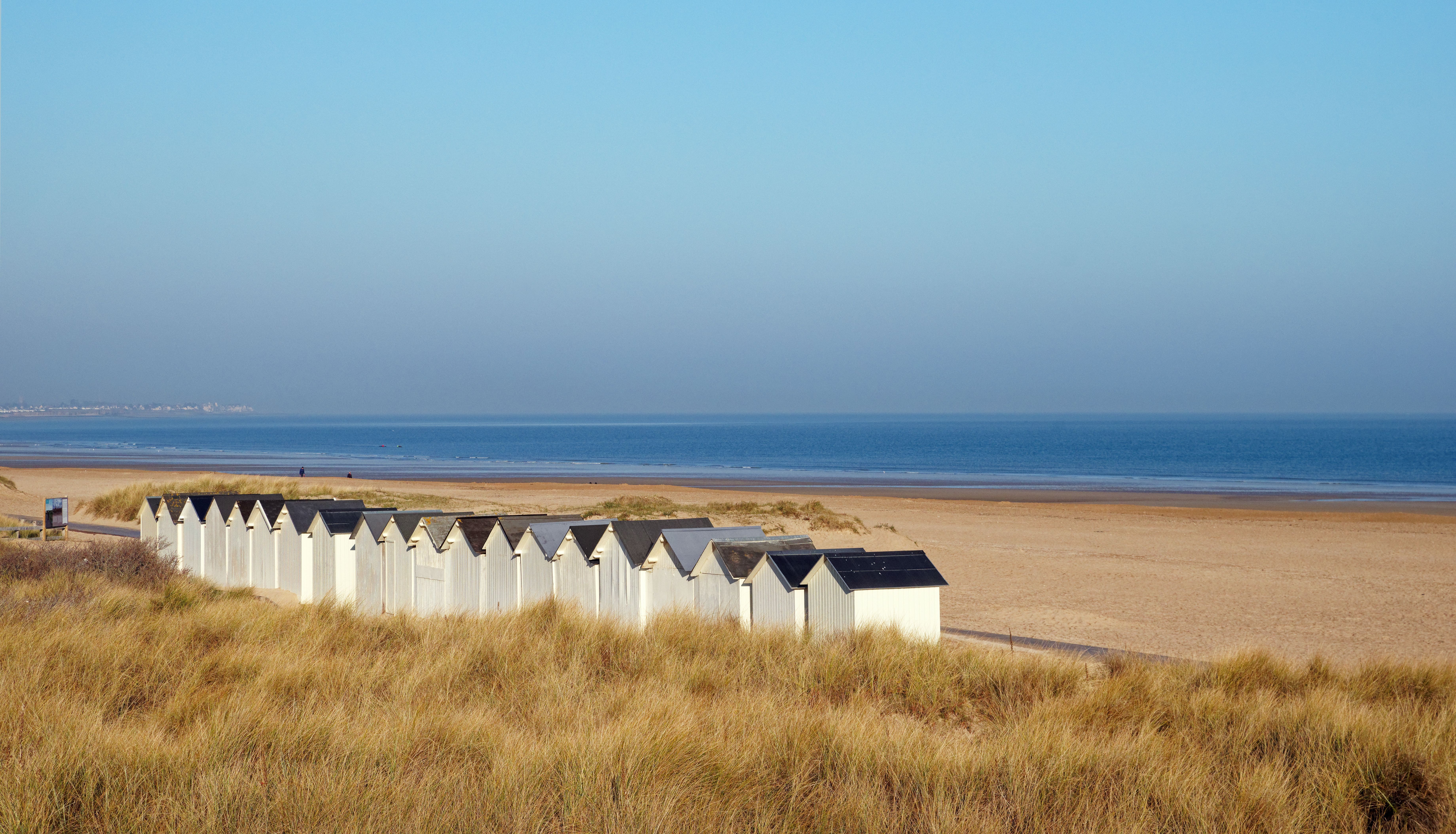 Spiaggia a Ouistreham 