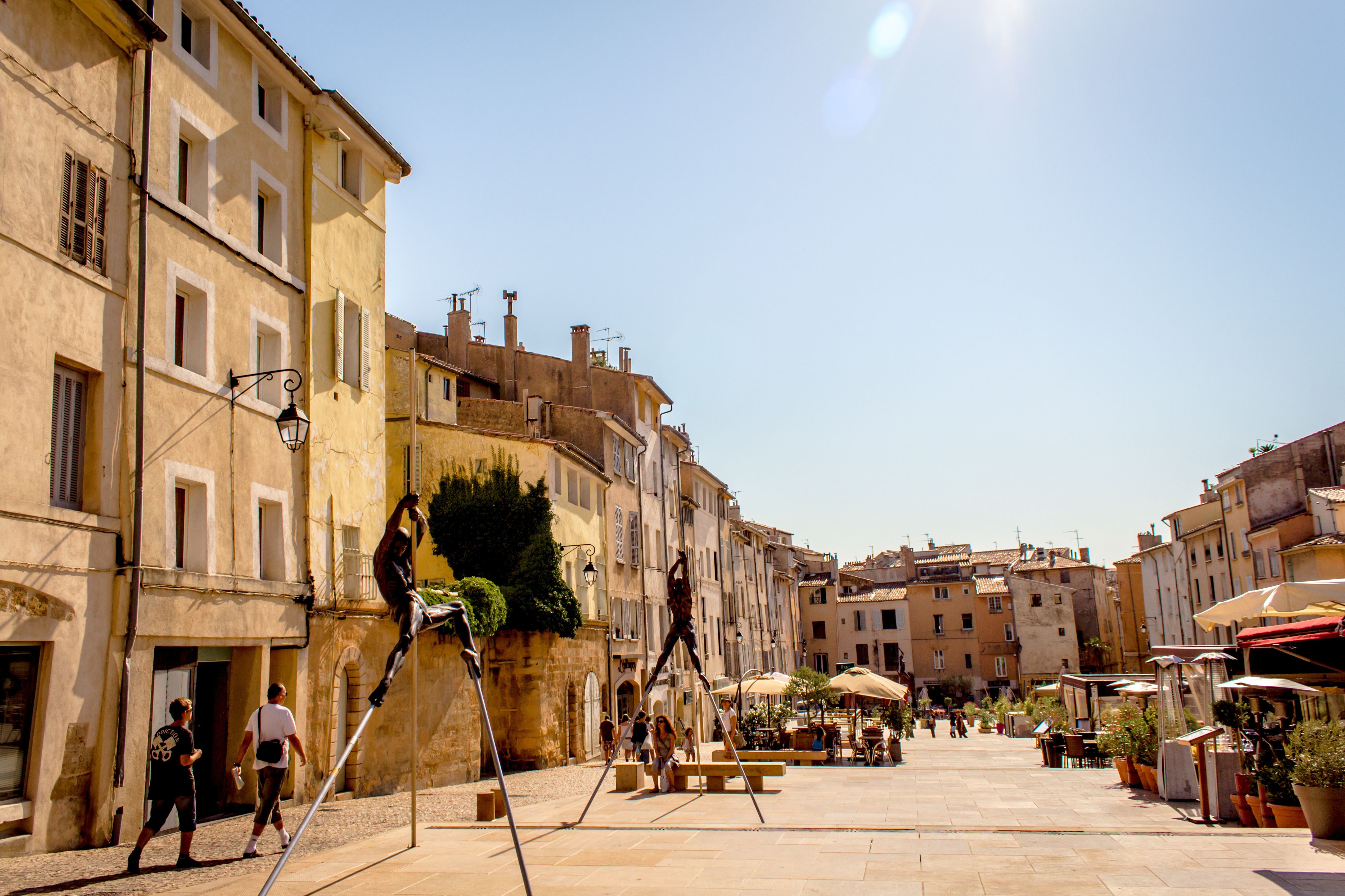 Die Place des Cardeurs in Aix-en-Provence