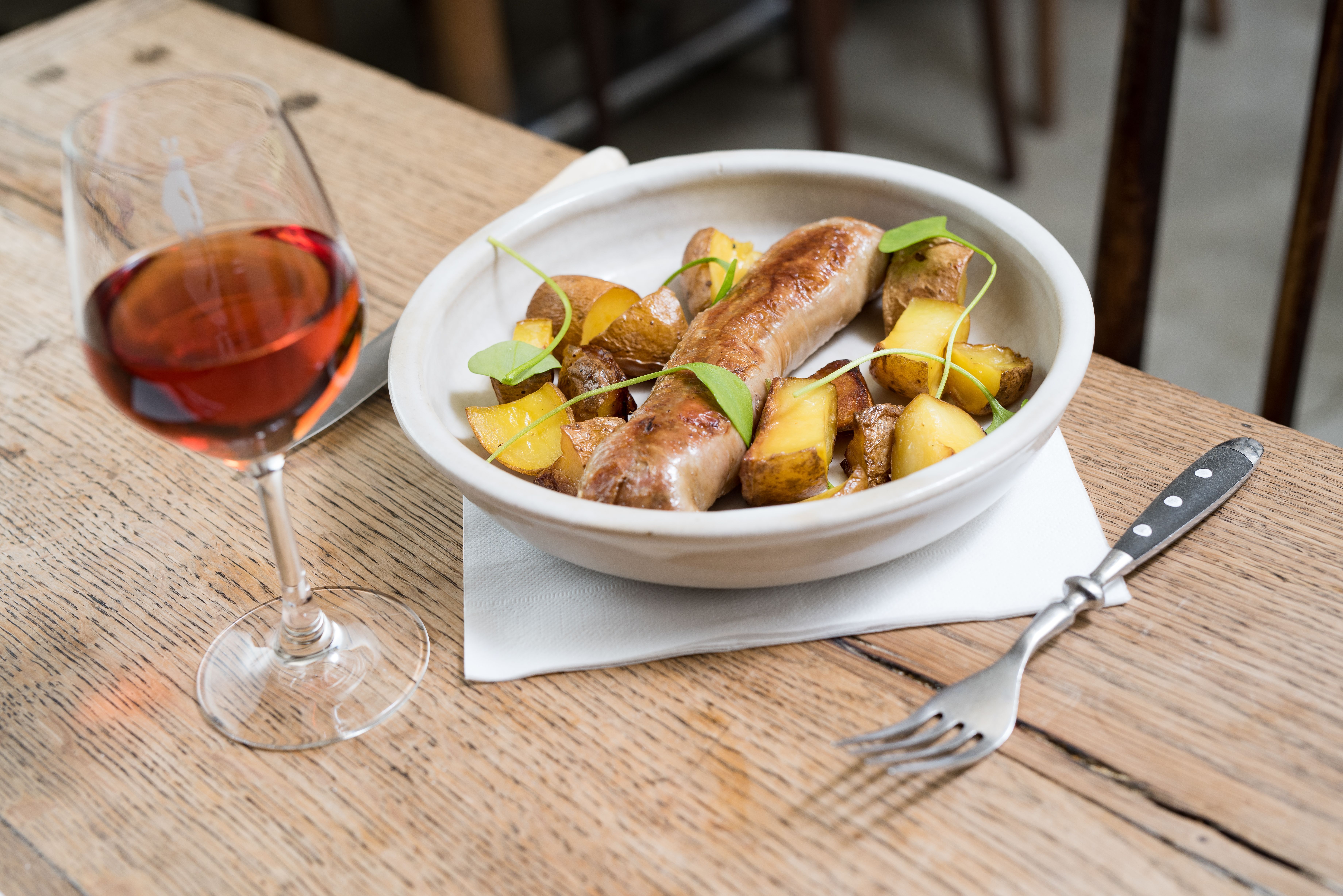 Andouillette de Troyes, een van de specialiteiten uit de Aube.