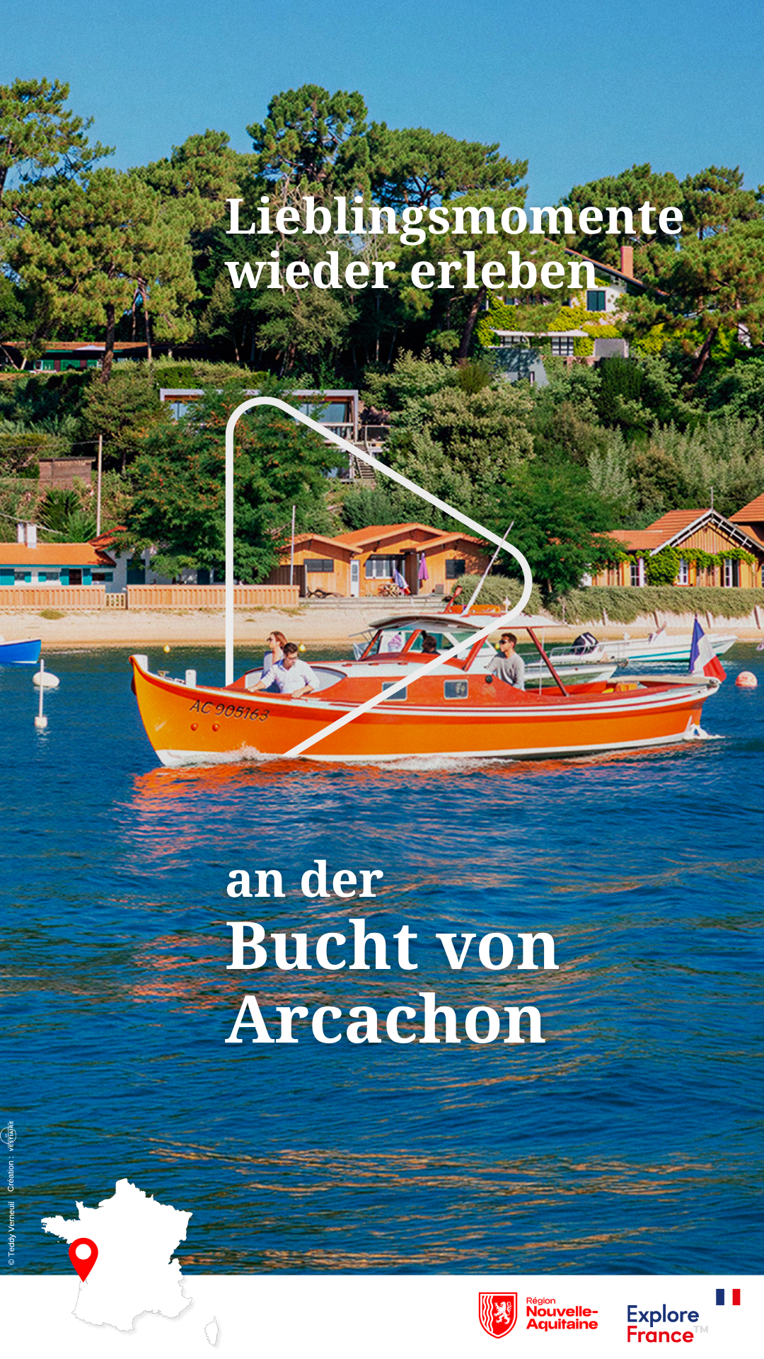 Bootsfahrt in der Bucht von Arcachon