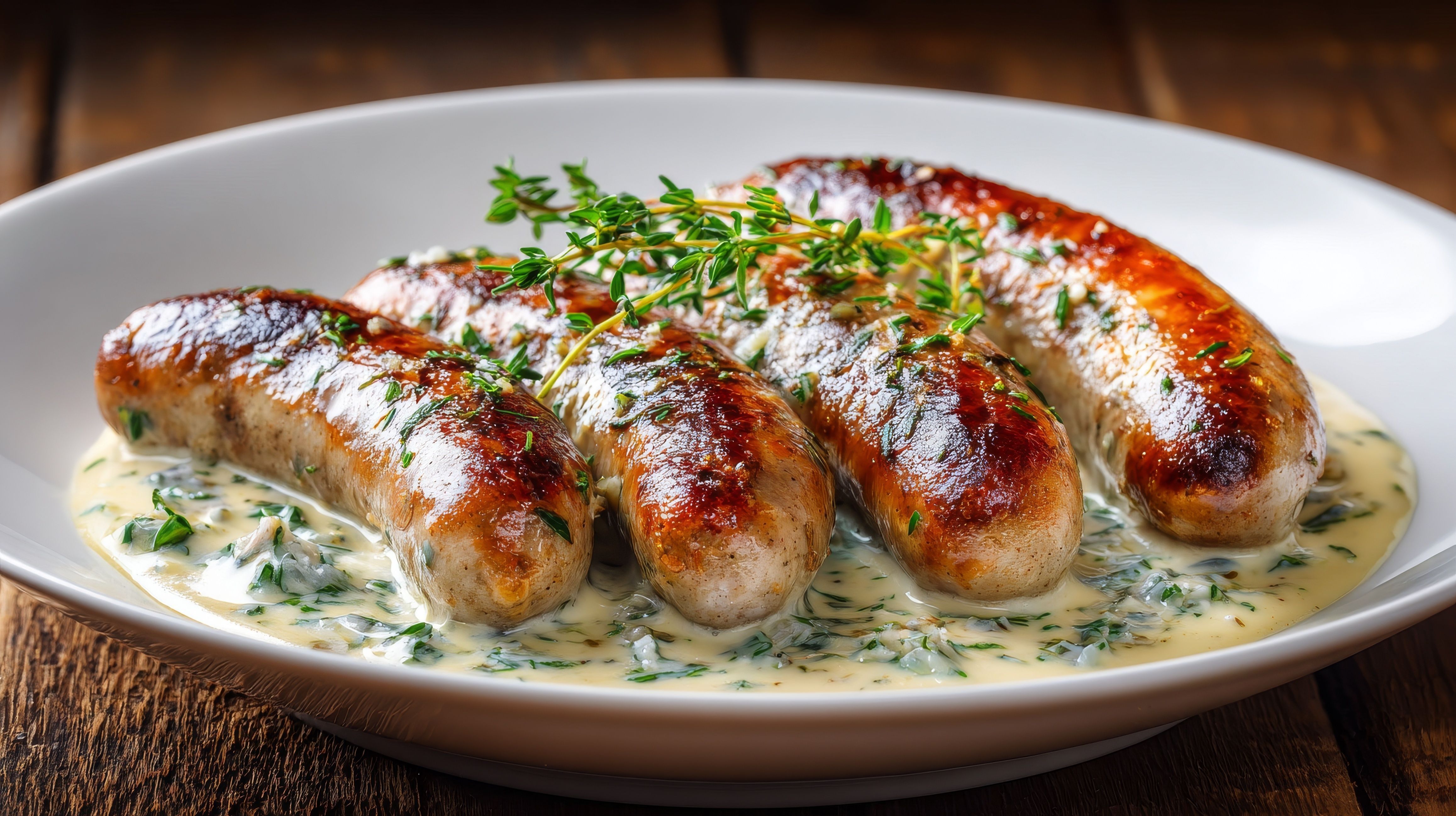 Boudin blanc, een specialiteit uit de Ardennen.