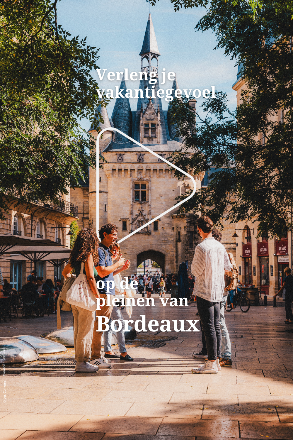De historische binnenstad van Bordeaux.
