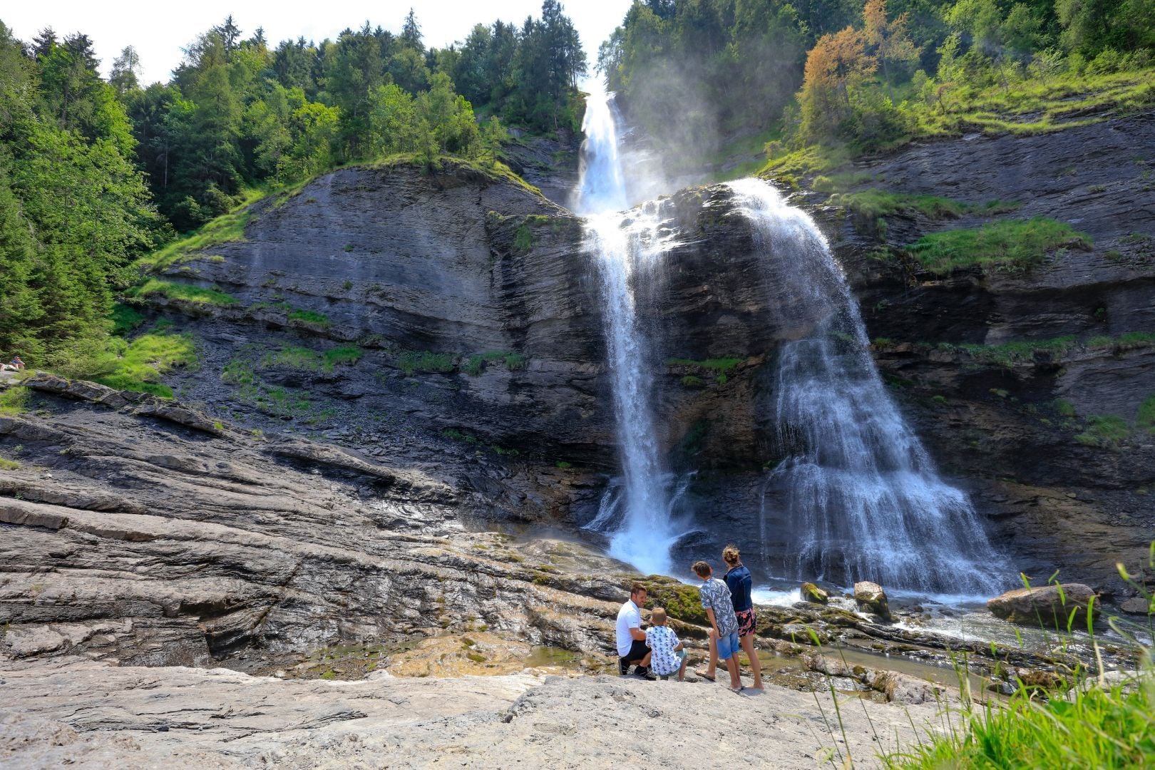 Cascade du Rouget, Sixt-Fer-à-Cheval, Haut-Giffre