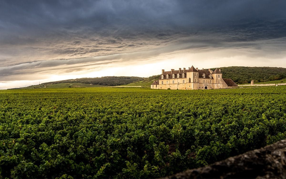 El castillo del Clos Vougeot, en Borgoña