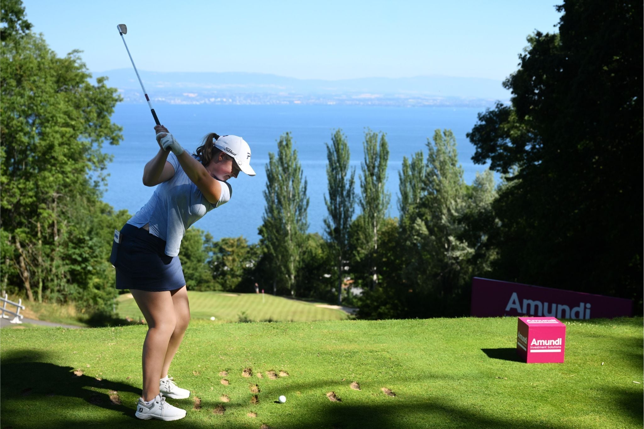 De editie 2026 van het Amundi Evian Championship in de Franse Alpen..