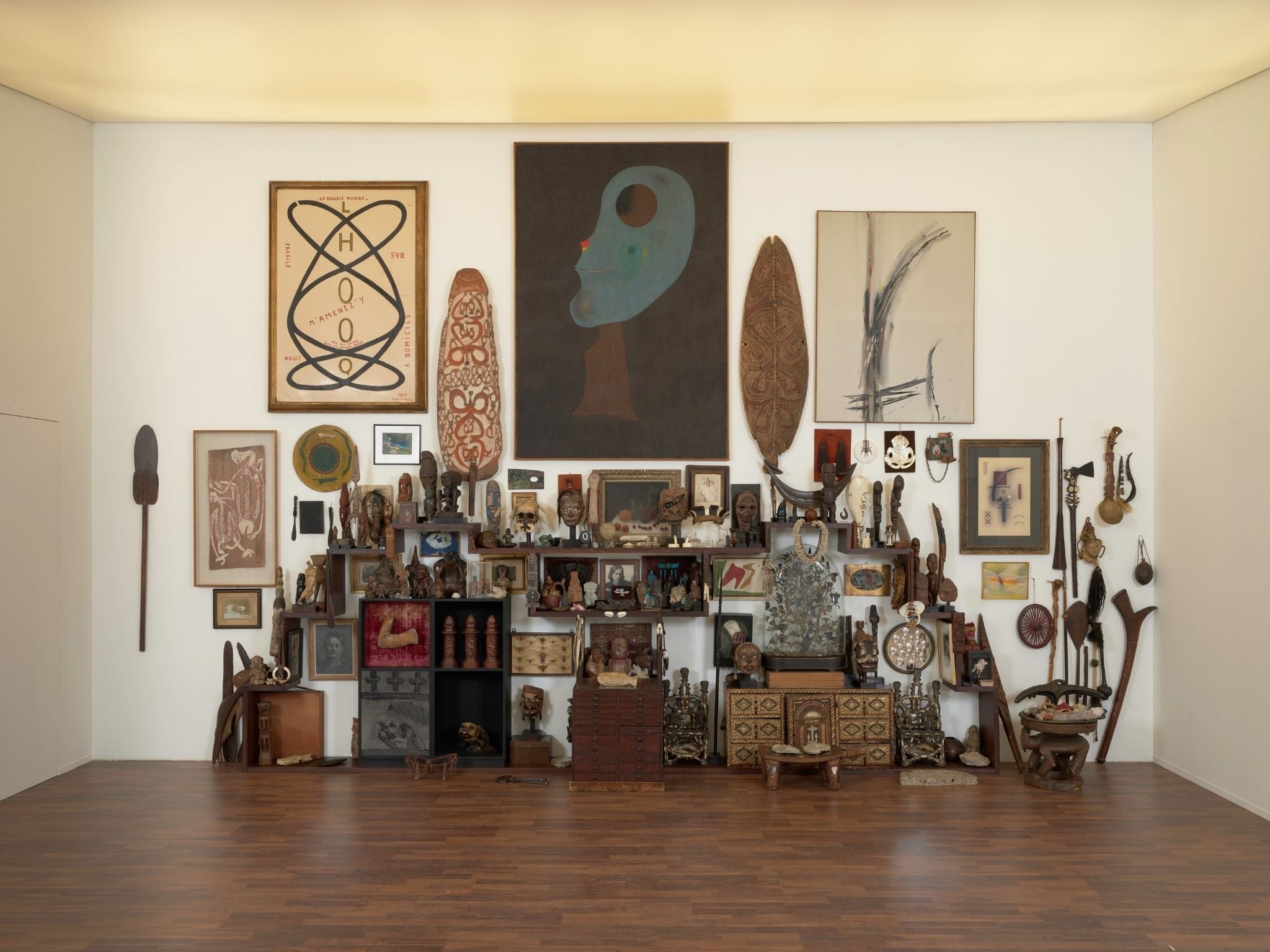 Mur de l’atelier d’André Breton (détail), 1922-1966 / Musée national d'art moderne, Centre Pompidou, Paris. Dation, 2003.