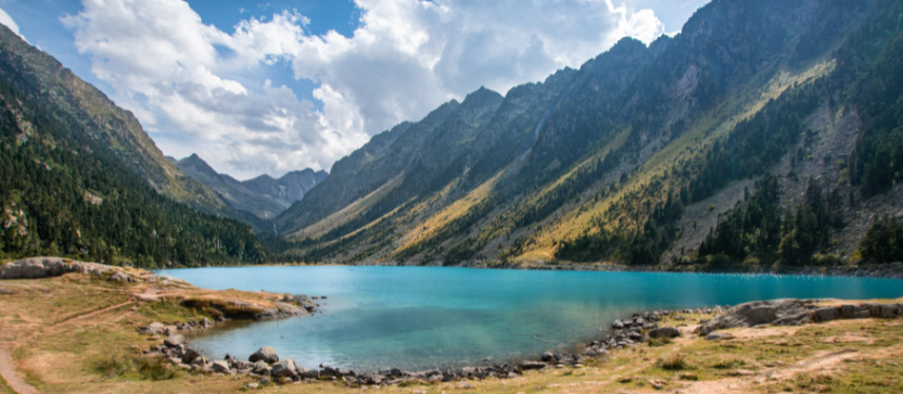 Lac de Gaube, dans les Pyrénées.