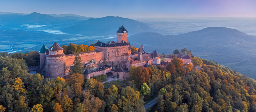 Castillo del Haut-Koenigsbourg, en Alsacia.