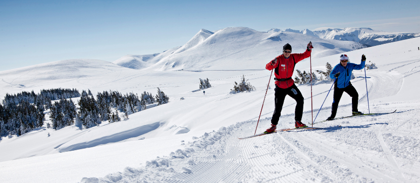 Domaine Nordique de Pessade, en Auvergne. 