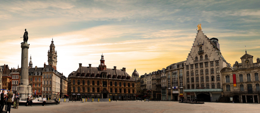 Grand'Place de Lille, dans les Hauts-de-France.