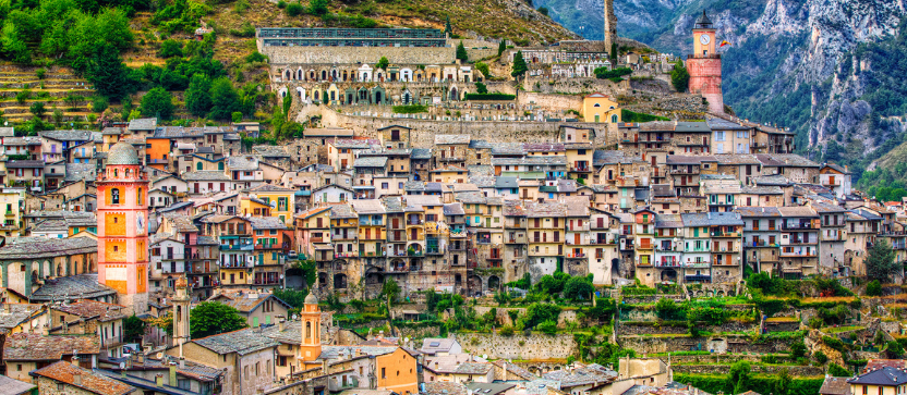 Tende, dans les Alpes du Sud. 