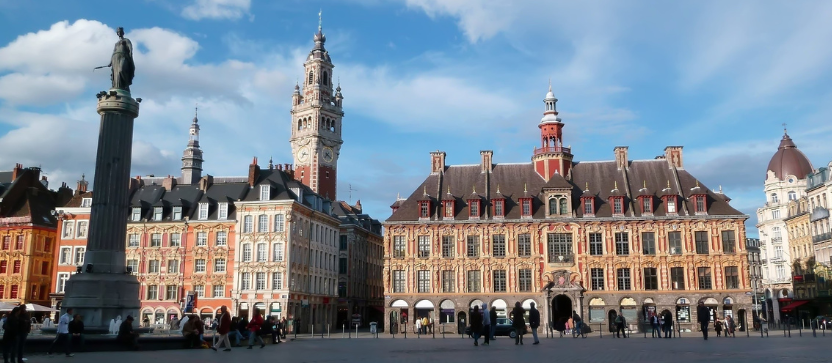 Grand'Place de Lille, dans les Hauts-de-France.