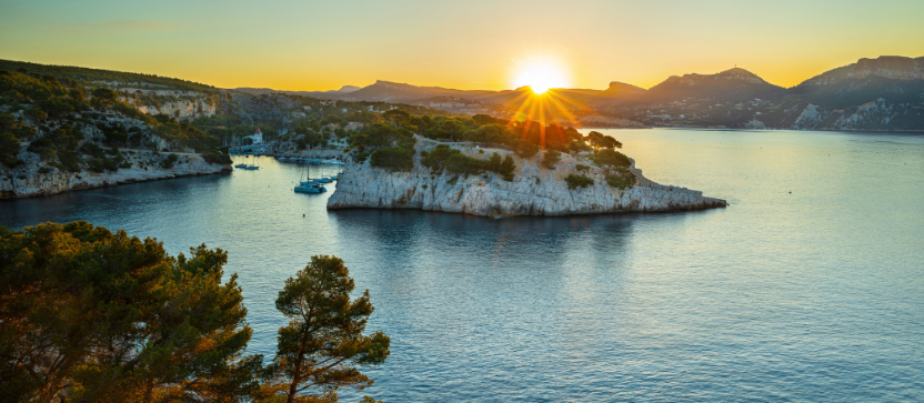 Calanque de Port-Miou, près de Marseille.