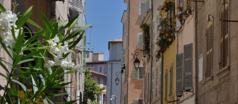 Quartier du Panier, à Marseille.