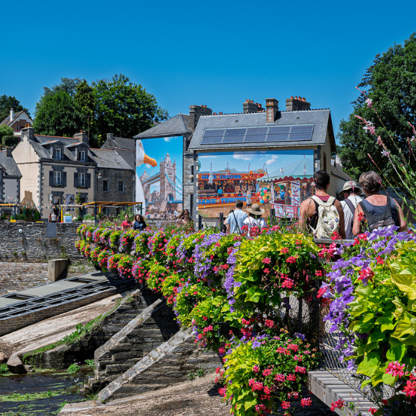 La Gacilly, en Bretagne.