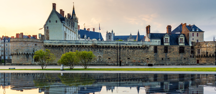 Château des Ducs de Bretagne, à Nantes, dans les Pays de la Loire.