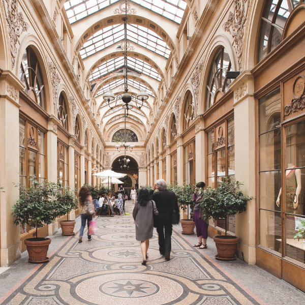 Galerie Vivienne, à Paris.