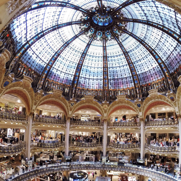 Galeries Lafayette Haussmann à Paris. 