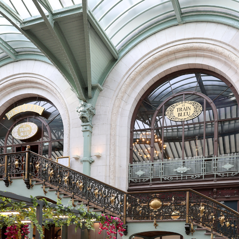 Das Restaurant Le Train Bleu im Bahnhof Gare de Lyon in Paris. 