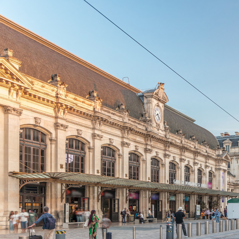 Der Bahnhof Saint Jean in Bordeaux