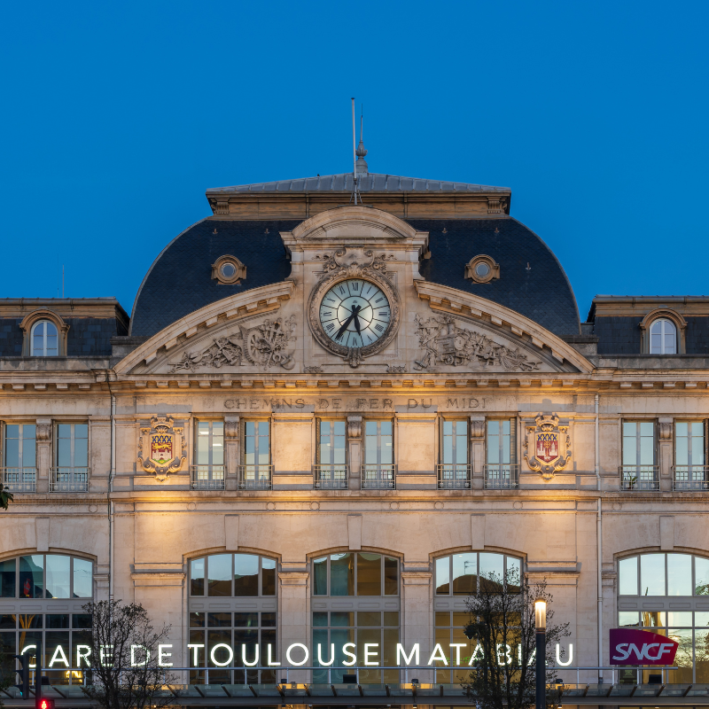 Bahnhof Toulouse-Matabiau in Okzitanien. 