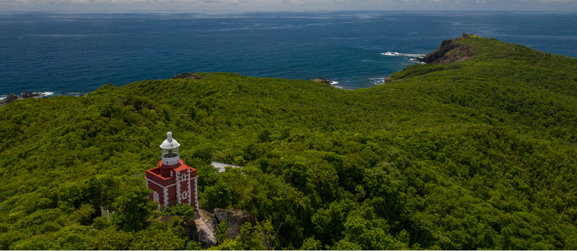 Presqu’île de la Caravelle, en Martinique.