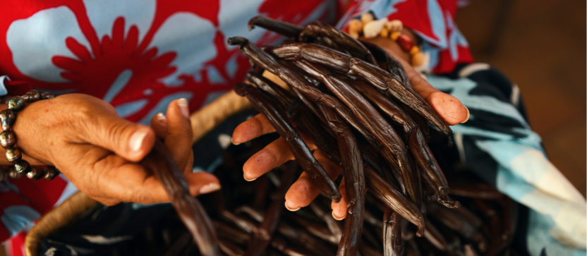 Marché de Papeete sur l'île de Tahiti.