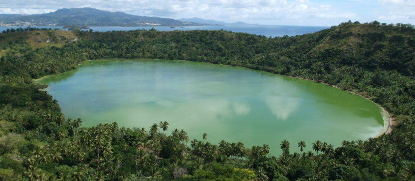 Lac de Dziani Dzaha, à Mayotte. 
