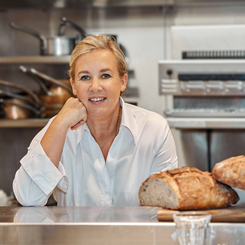 Hélène Darroze, cheffe étoilée. 