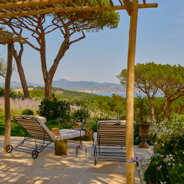 Hôtel Airelles Saint-Tropez, sur la Côte d'Azur. 