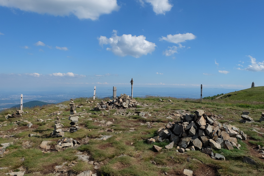 Col du Grand Ballon, dans le Massif des Vosges.