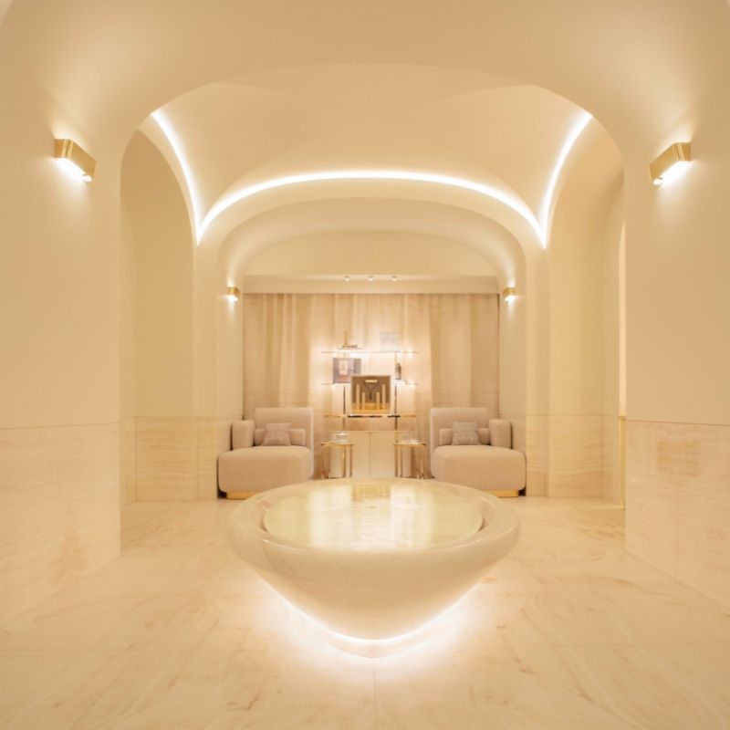 De Spa Dior in het Plaza Athénée.