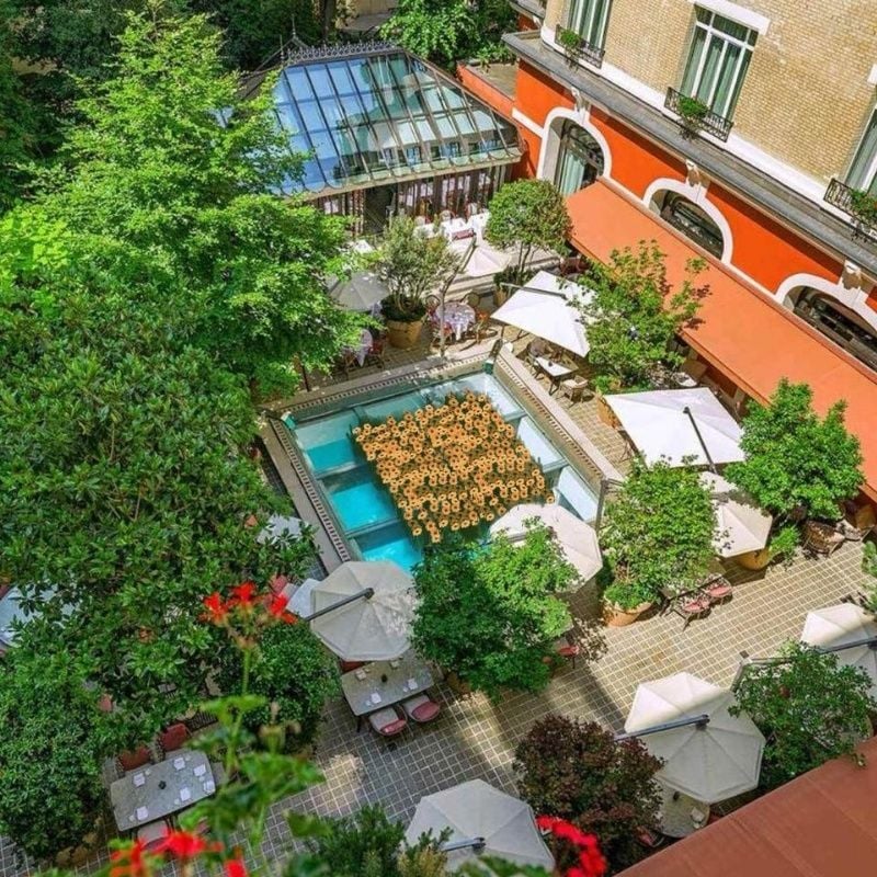 Terrasse d'été.  