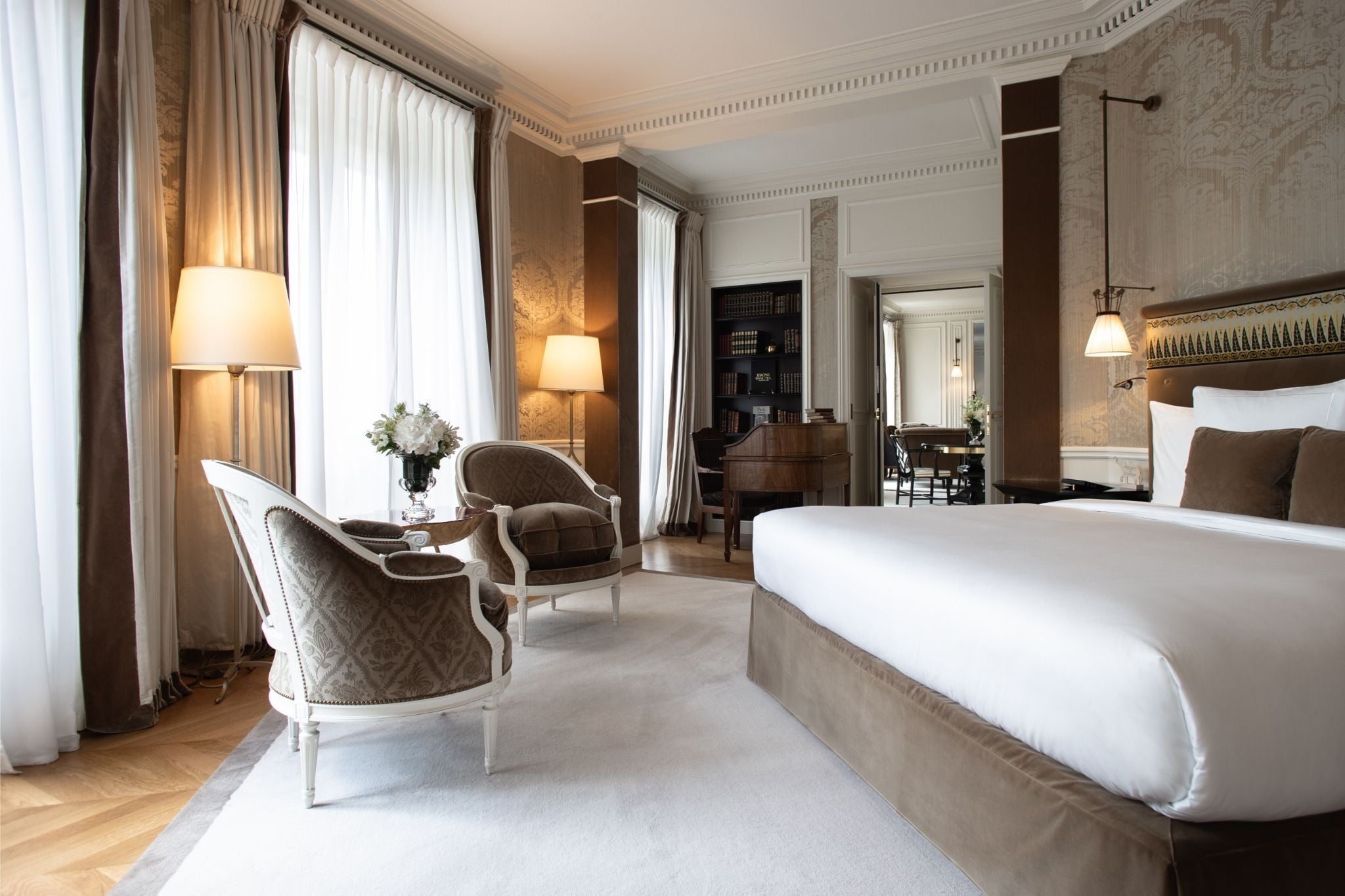 Suite Duc de Morny à l'hôtel La Réserve Paris.