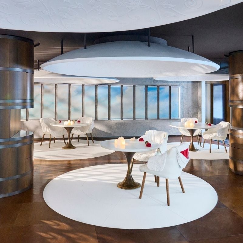 Restaurant Le 1947 van het Cheval Blanc Courchevel.