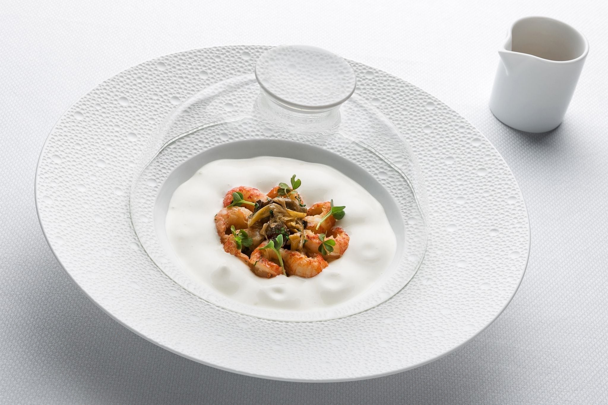 Restaurant étoilé Les Fresques à l'Hôtel Royal d'Evian, dans les Alpes.