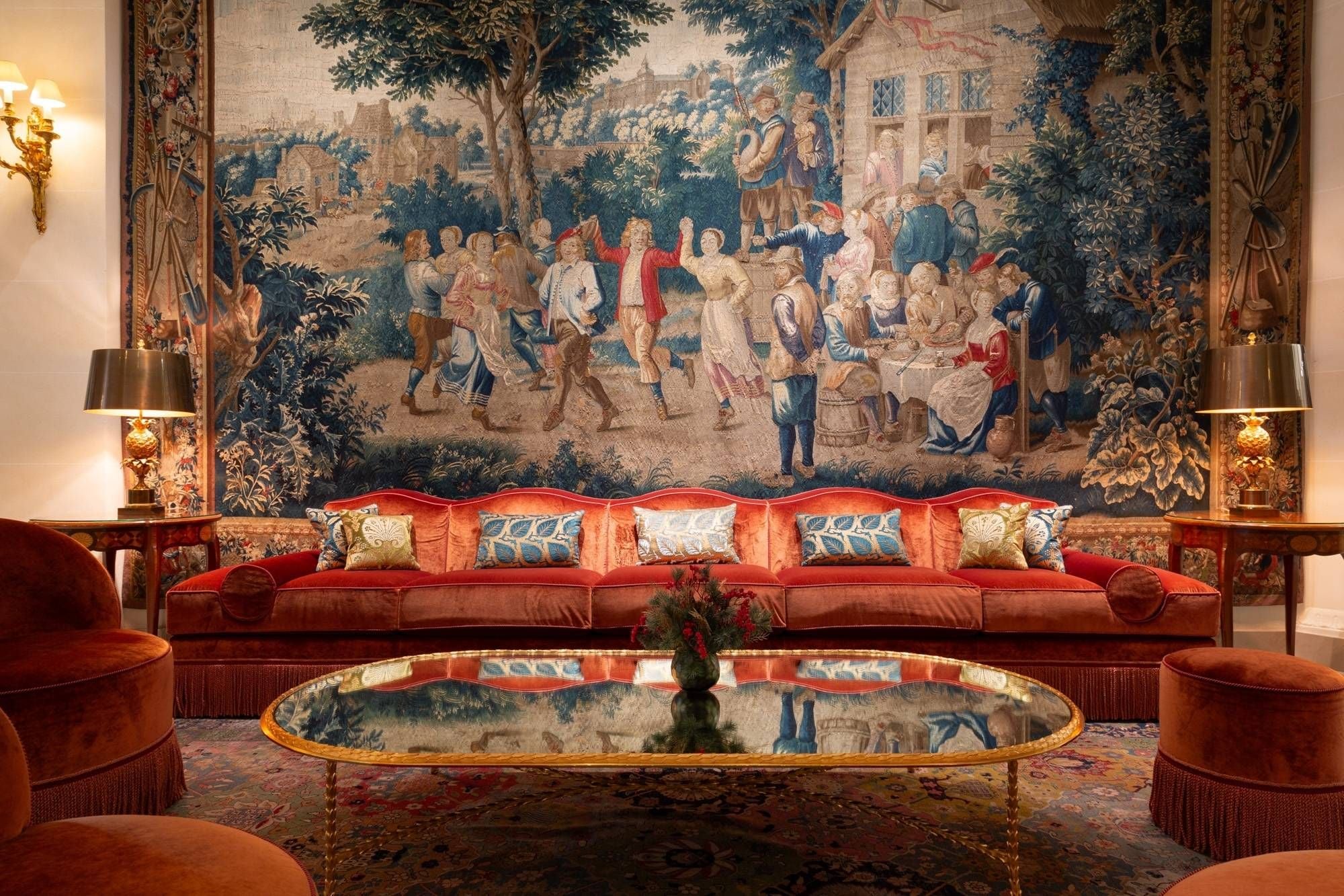 Lobby de l'hôtel Le Bristol Paris.