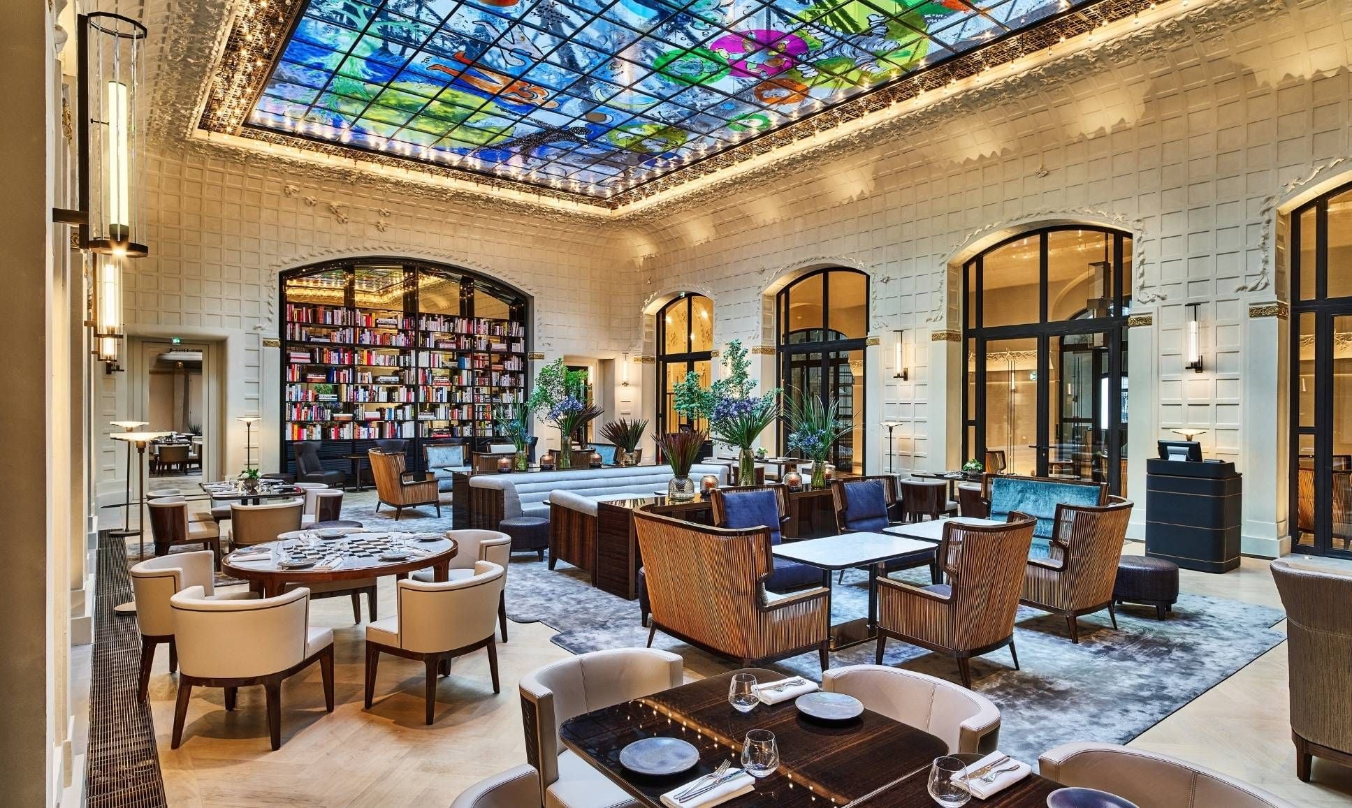 Salon Saint-Germain à l'hôtel Lutetia, à Paris.