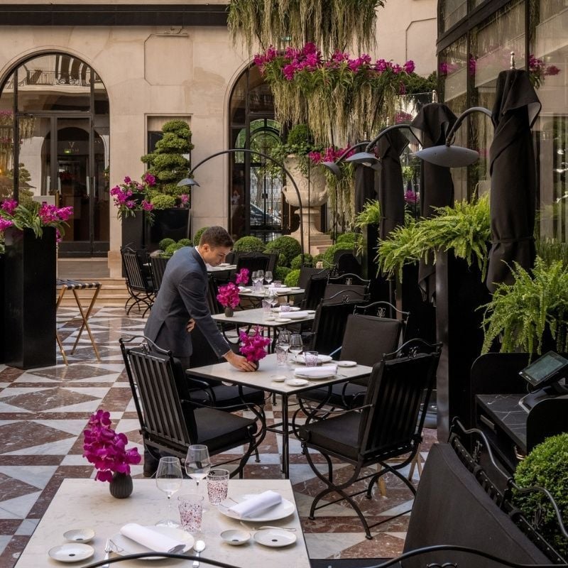 Cour de Marbre del Hotel Four Seasons George V