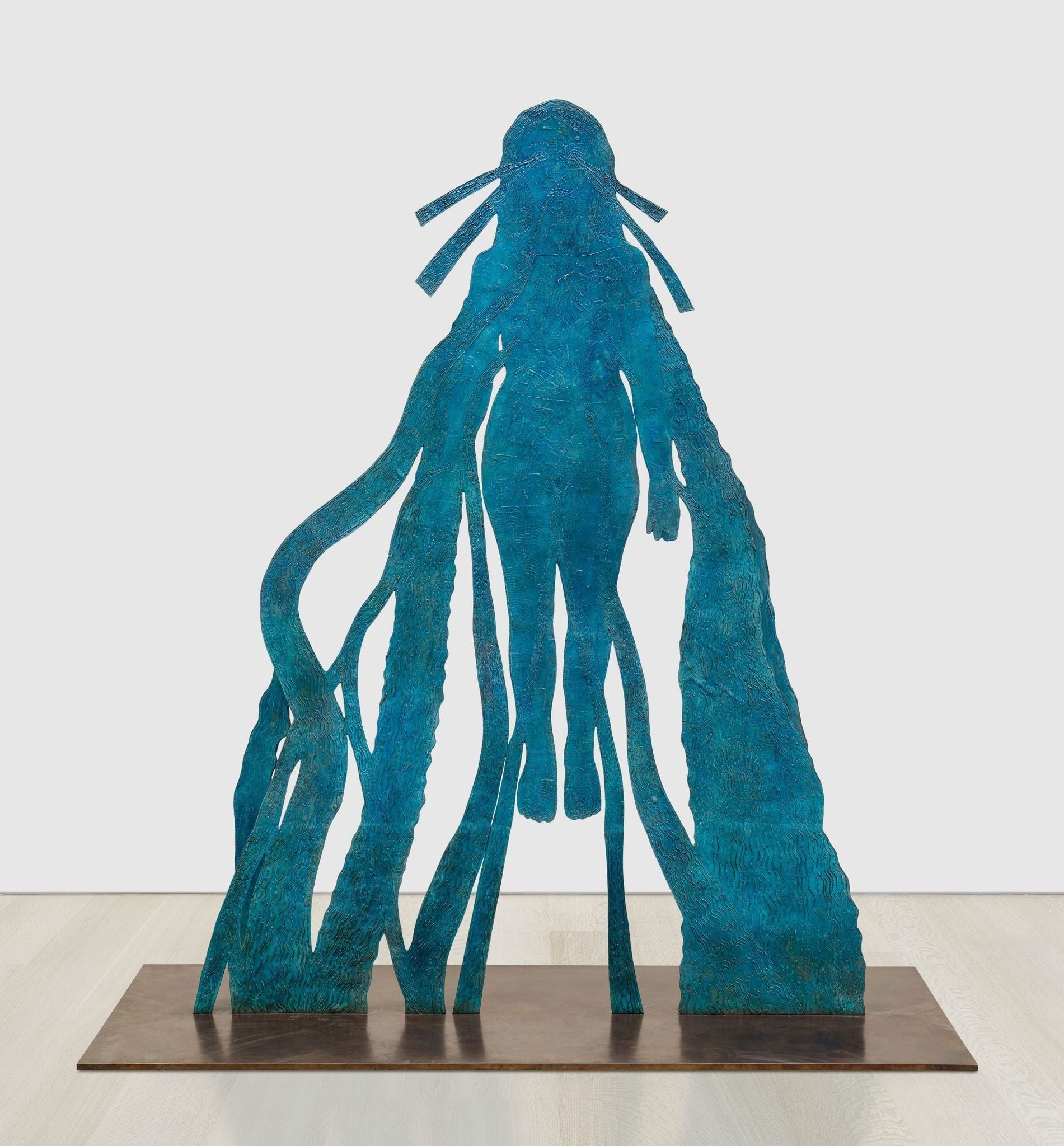 Dark Water, 2023, Bronze, 182,9 x 165,1 x 71,1 cm, Courtesy Timothy Taylor / Kiki Smith