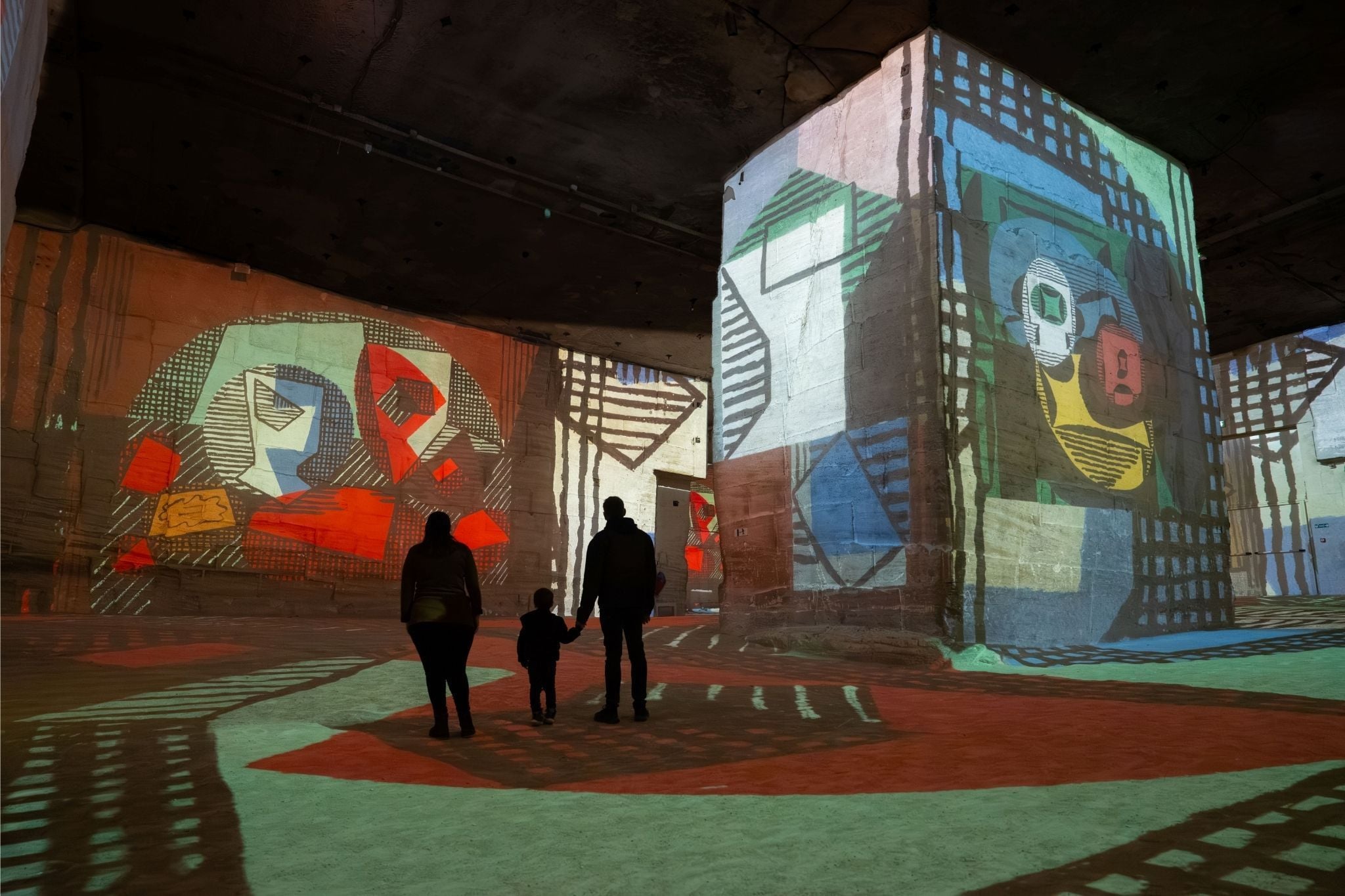 Expérience immersive "Picasso, l’art en mouvement" aux Carrières des Lumières.