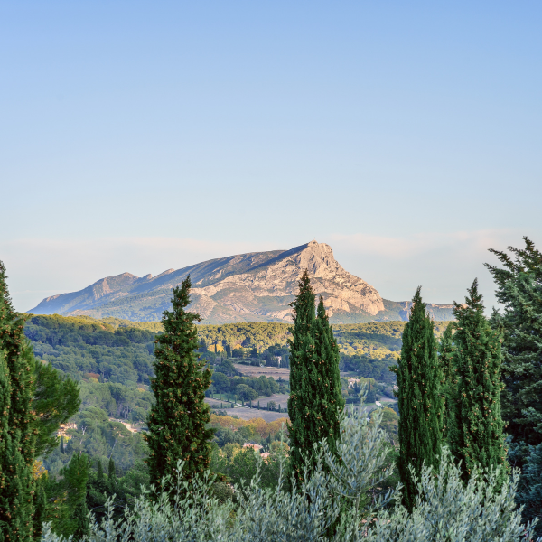 Montagne Sainte-Victoire, vlak bij Aix-en-Provence.