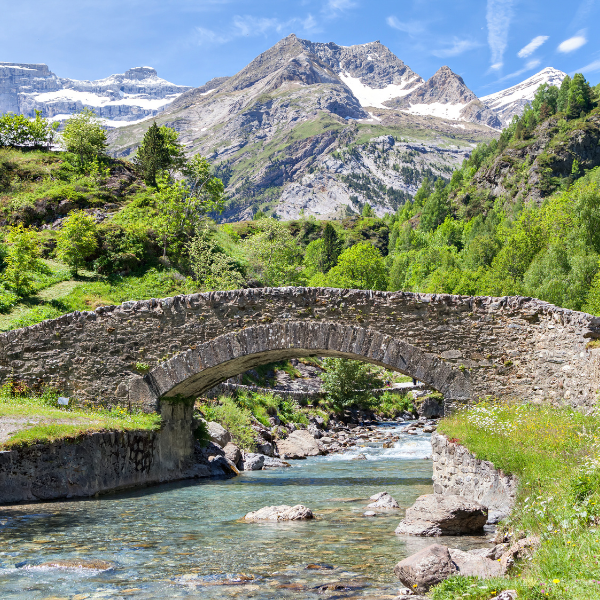 Gave de Gavarnie, in de Pyreneeën. 