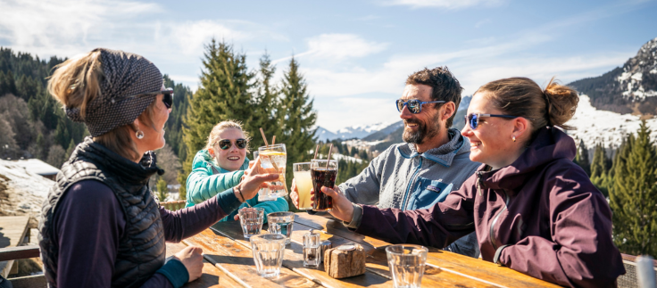 El Grand Bornand, en el macizo de Aravis (Alpes).