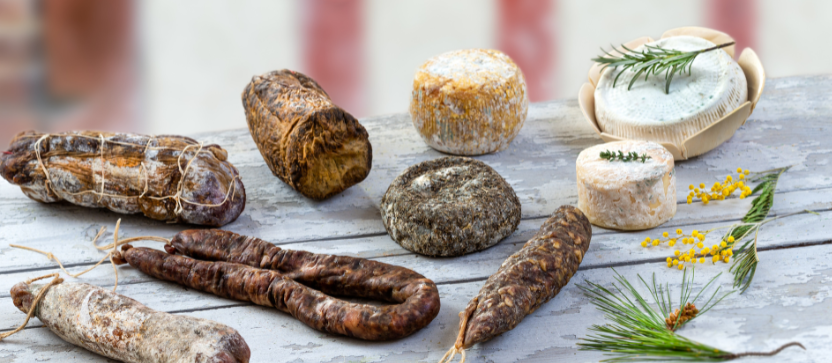 Corsicaanse specialiteiten.